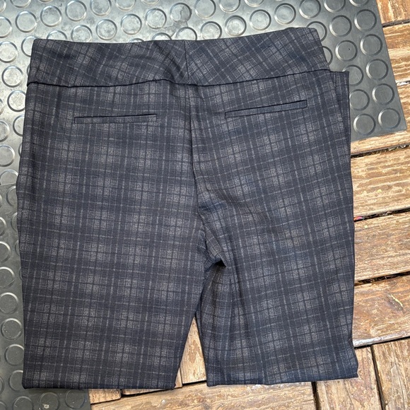 Dalia Gray Plaid Women's Pants - Picture 3 of 5